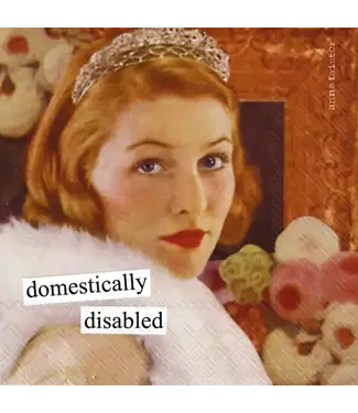 Boston International Anne Taintor Domestically Disabled Cocktail Napkins