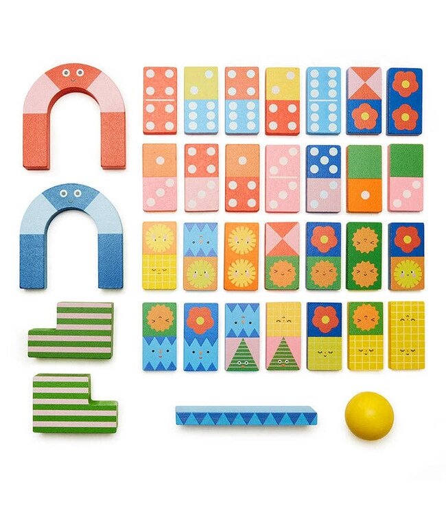 Topple Twist Dominoes
