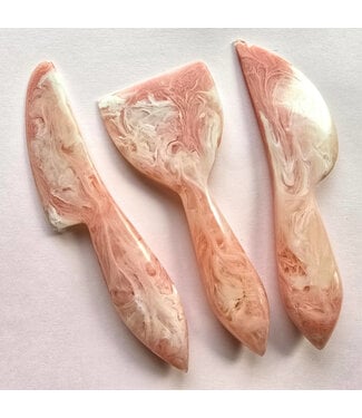 Gibb & Daan 3-Piece Cheese Knives Set - Pink