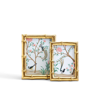 Two's Company Gold Beaded Edge Photo Frame 4x4