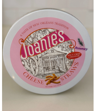 Joanie's Cheese Straws Rosemary Cheddar Cheese Straws Tin