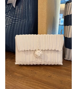 The Lilley Line Clutch | Solid White
