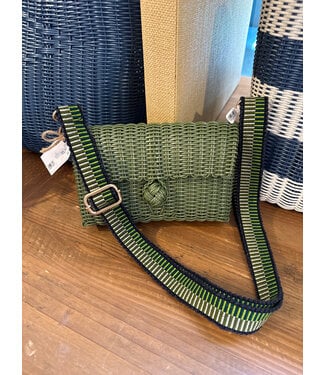 The Lilley Line Cross Body Strap | Evergreen/Pear
