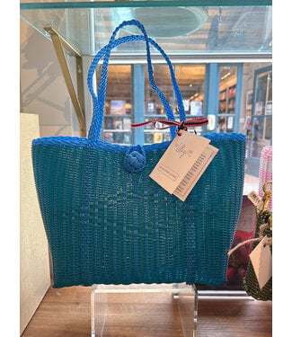 The Lilley Line Small | Blue/Green Stripe