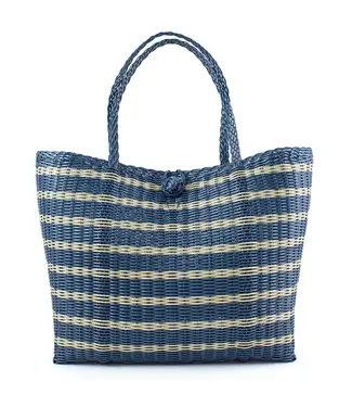 The Lilley Line Medium | Sailor Stripe in Fog Blue