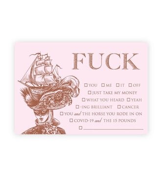 Alexa Pulitzer Fuck Masked Lady Calling Cards (3 pk.)