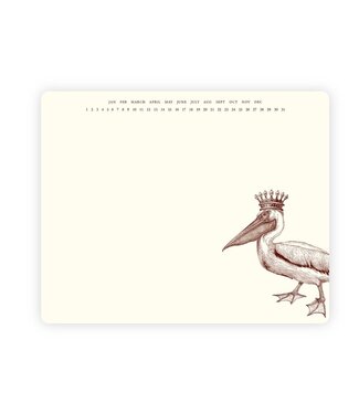 Alexa Pulitzer King Pelican Mousepad Notepad
