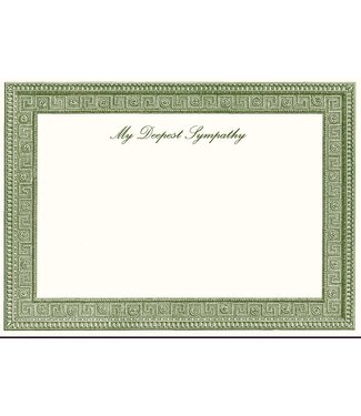 Alexa Pulitzer My Deepest Sympathy A6 Greeting Card