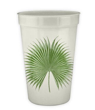Alexa Pulitzer Palm 16oz Pearlized Cups (12 pack)