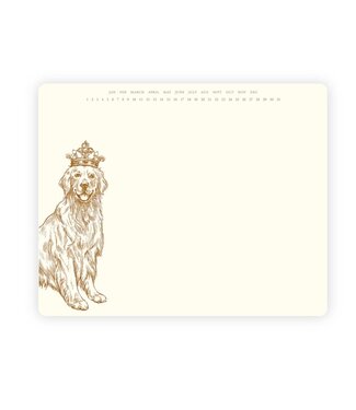 Alexa Pulitzer Royal Golden Mousepad Notepad