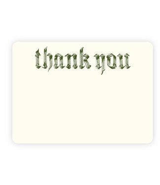 Alexa Pulitzer Thank You Greeting Card