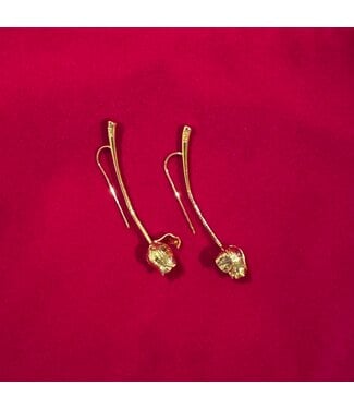 Laura McClendon Gold Tulip Earring
