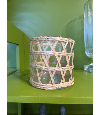 Pamela Dennis Woven Wrapped Vase