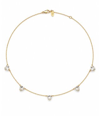 Ella Bartlow Agape 5 Heart Necklace