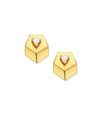 Ella Bartlow The Quintessential Trillion Stud Earrings