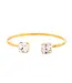 Le Jardin Asscher Square Cut Bracelet