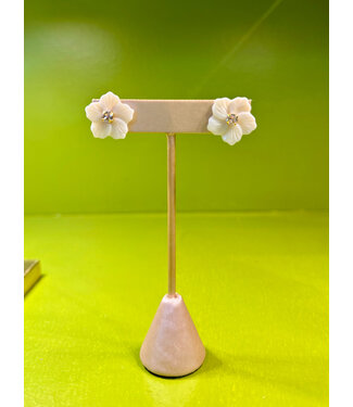 Ella Bartlow Mother of Pearl Flower Earrings - Limited Edition