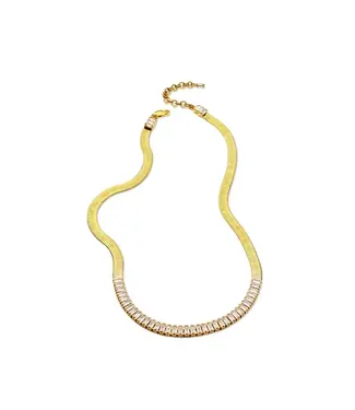 Ella Bartlow Short U Baguettes Necklace