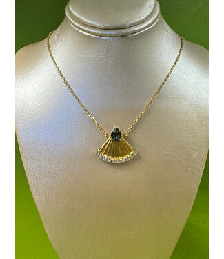 Ella Bartlow The Phoenix Necklace in Black Diamond