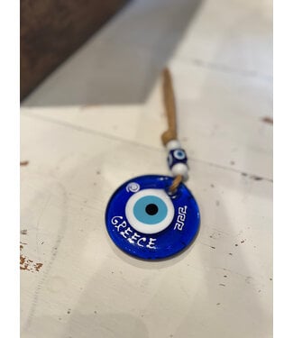 Pamela Dennis Large Evil Eye on Rope