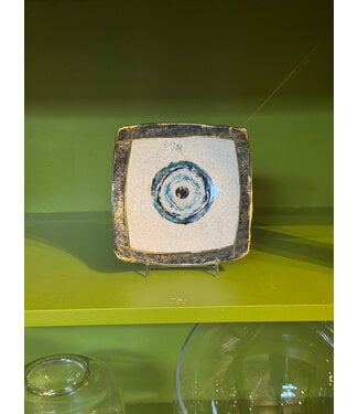 Pamela Dennis Greek Evil Eye Square Tray