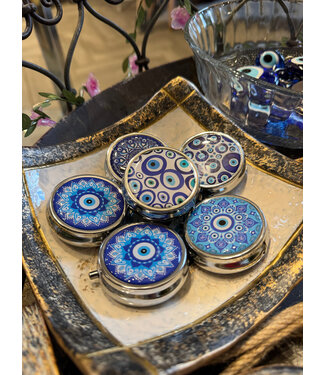 Pamela Dennis Evil Eye Pill Case