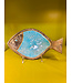 Fish Tray - Blue and Gray/Gold