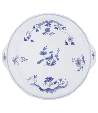 Gien Cake Platter Paridis Bleu