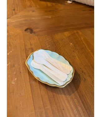 Pamela Dennis Mother of Pearl Caviar Spoon
