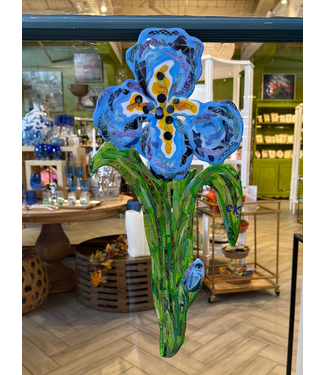 Cynthia Kolls Cynthia Kolls 22in Iris Collage with Resin