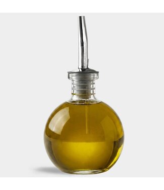 Couronne Co. Recycled Glass Oil Bottle w/ Spout - 8.5 Oz, Eco-Friendly