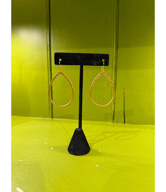 Laura McClendon Hammered Hoop