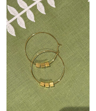 Laura McClendon Triple Cube Hoop