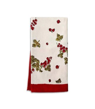 Couleur Nature Gooseberry Red/Green Tea Towel