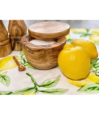 Natural OliveWood Olive Wood Salt Cellar