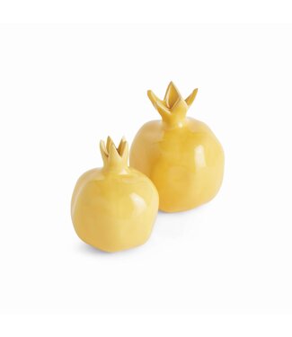 Napa Home & Garden Pomegranate Bud Vases, Set of 2, Yellow