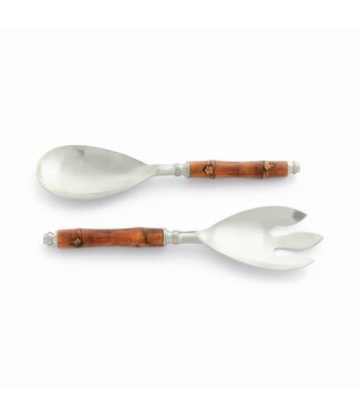 Napa Home & Garden Bb Keystone Salad Servers, Silver