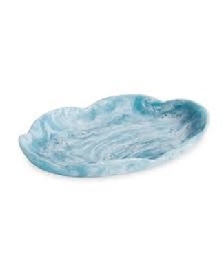Beatriz Ball RESIN Amelia Large Oval Platter (Aqua)