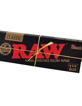 Raw Black 1 1/4