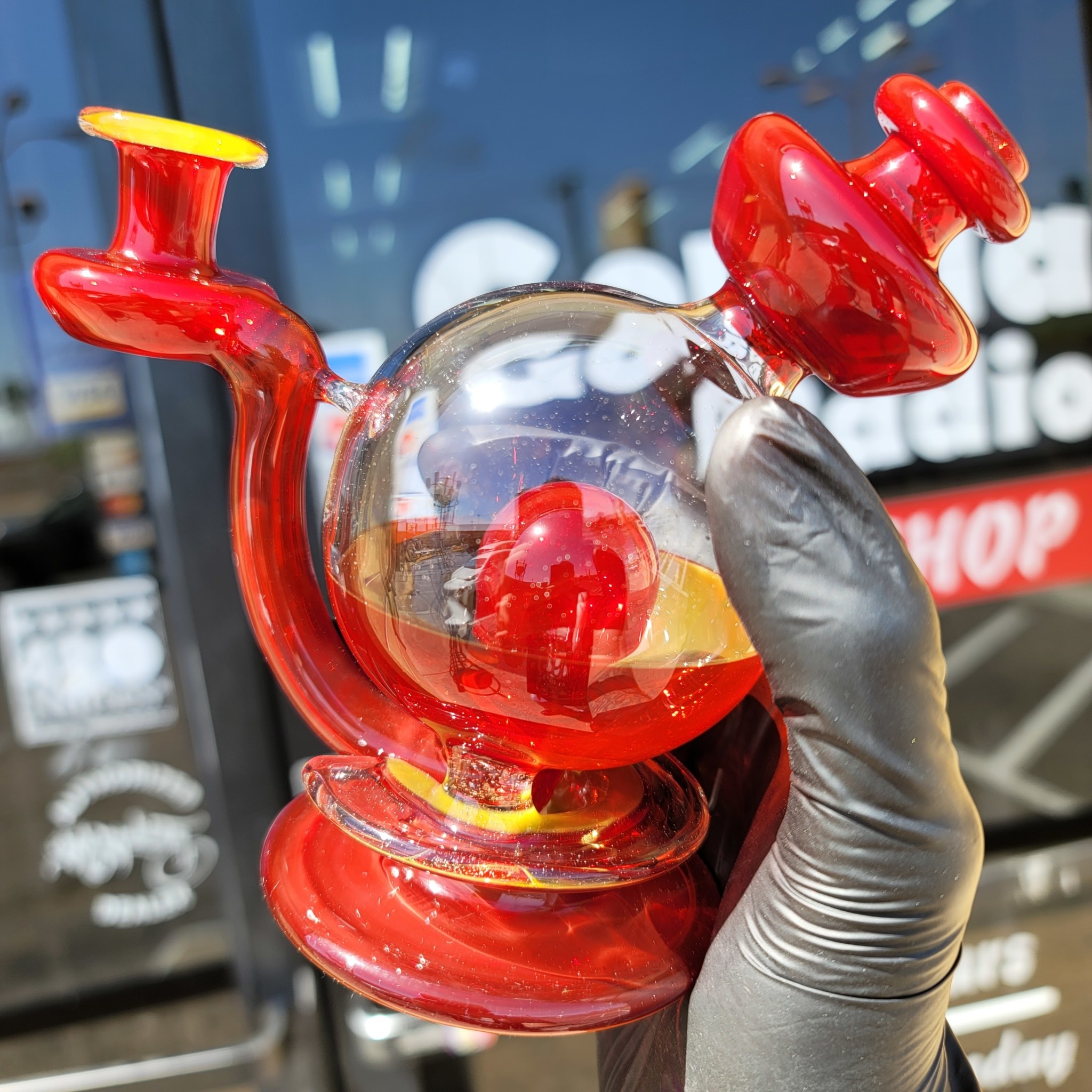 BKGlassBro Globe Bubbler Gorilla Radio