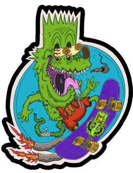 Mood Mat Vincent Gordon Rat Fink Moodmat