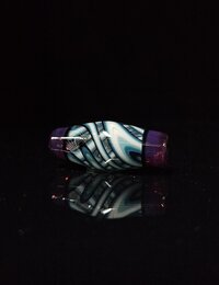 Reverend Morse Bead Telemagenta