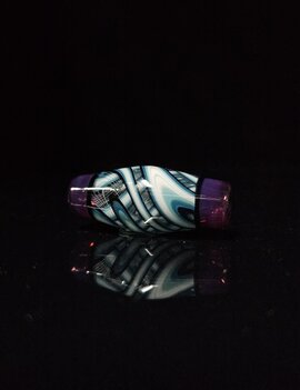 Reverend Morse Bead Telemagenta