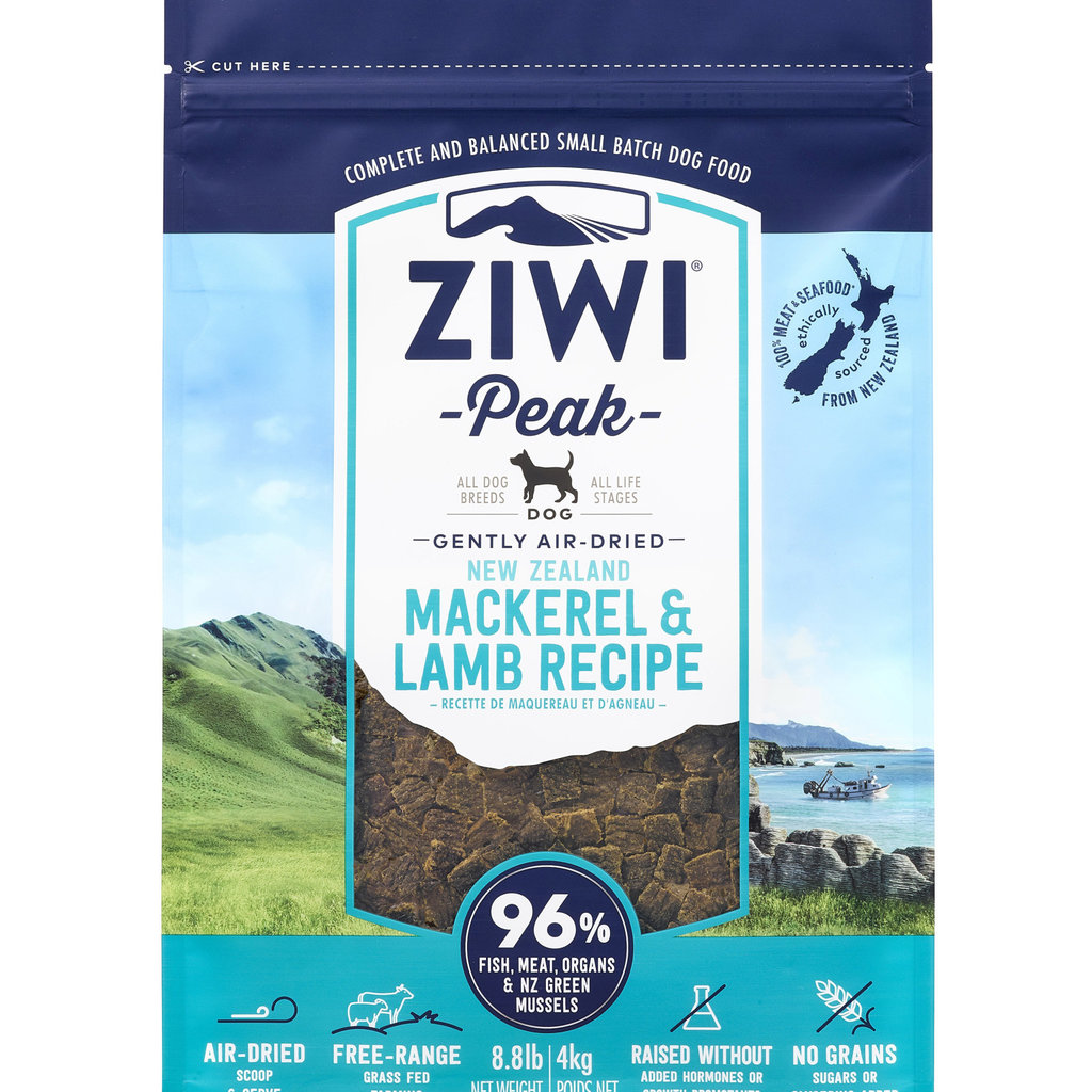 Ziwi Peak Air Dried Dog Mackerel Lamb 8 8lbs Woofs N Hoofs