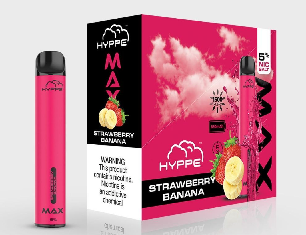 Hyppe Hyppe Max 1500 Strawberry Banana