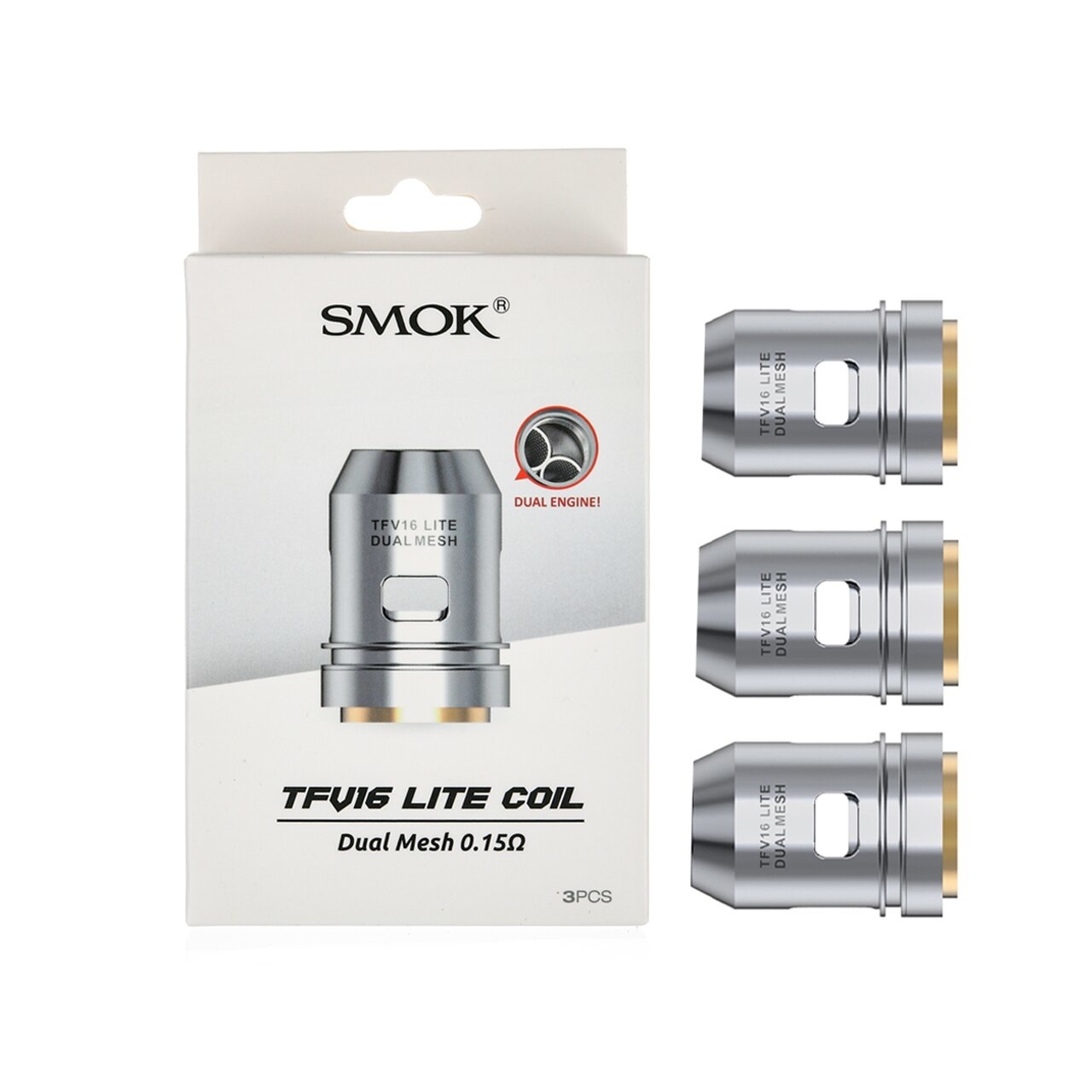 Smok Smok TFV16 Lite Dual Mesh 0.15 Coil Single