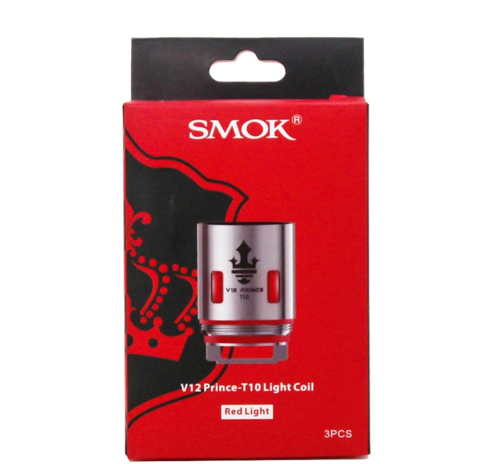 Smok Smok V12 Prince T10 Light Coil Box (Red Light)
