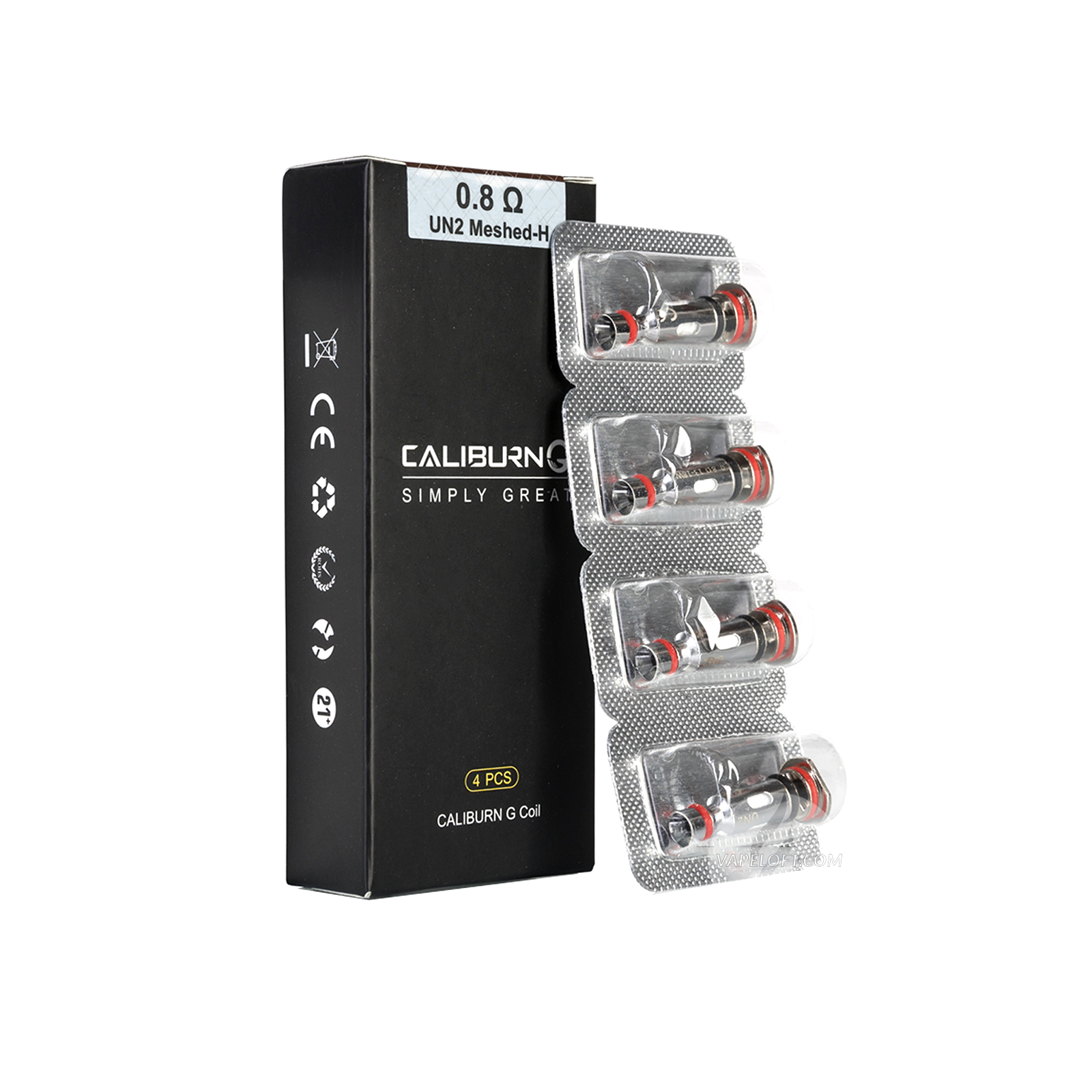 Uwell Uwell Caliburn G Coil 0.8 UN2 Meshed-H Box