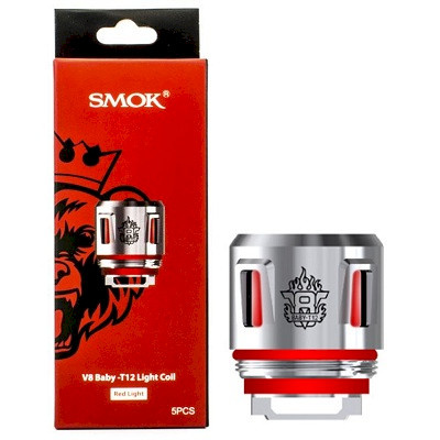 Smok Smok V8 Baby T12 Red Light Coil Box