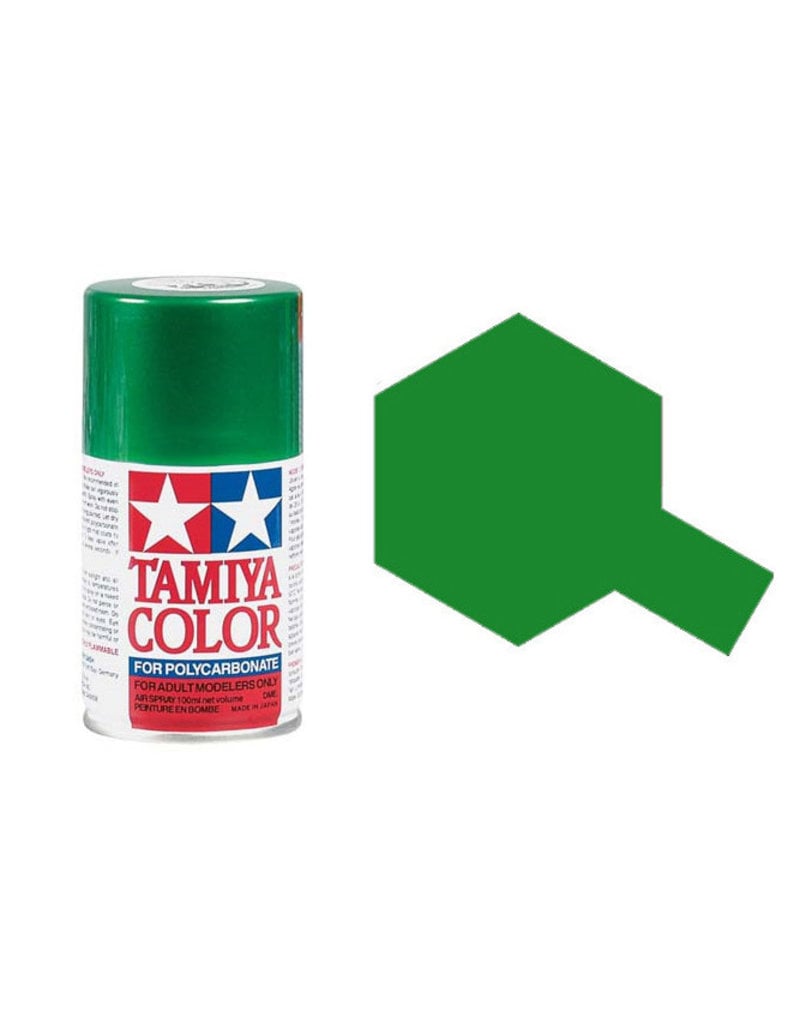 Tamiya PS-17 Metalic Green Polycarbanate Spray Paint 100ml